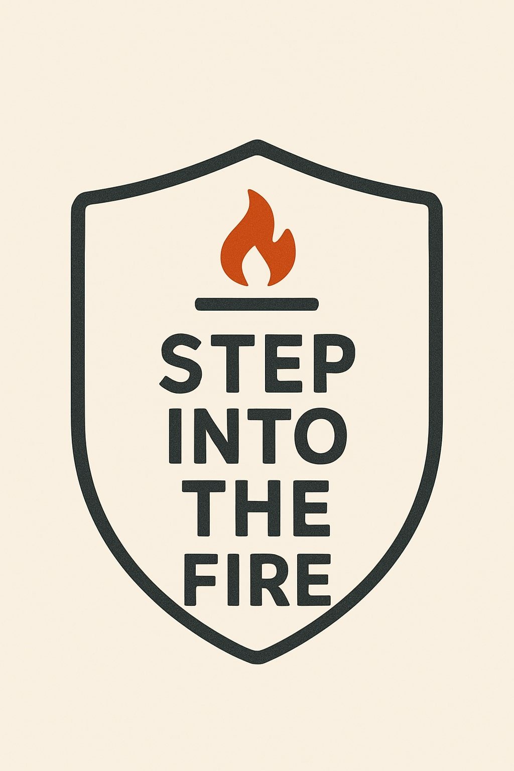 Charcoal Flame Crest